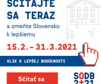 Aktuality / Sčítanie obyvateľov 2021 od 15.02.2021 - 31.03 2021 