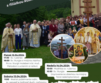 Aktuality / LITURGICKÝ PROGRAM 31.07.2023 - 06.08.2023 - foto