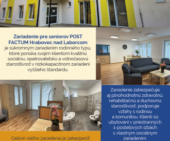 Aktuality / Oznam o otvorení zariadenia pre seniorov v Hrabovci nad Laborcom - foto