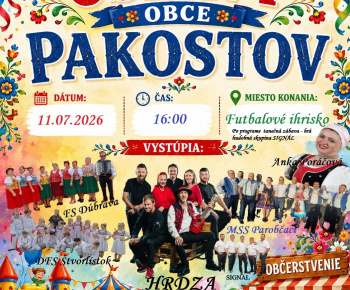 Aktuality / Oslavy obce Pakostov 2026 - foto
