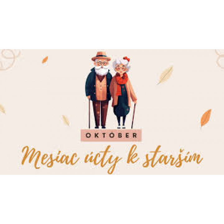 Október - mesiac úcty k starším v obci Pakostov